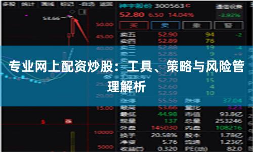 专业网上配资炒股：工具、策略与风险管理解析